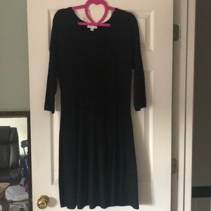 Black long sleeve dress